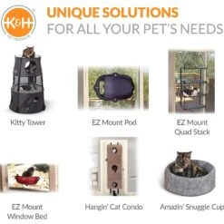 K&H Pet Products EZ Mount Triple Stack Cat Furniture 17 K&H Pet Products EZ Mount Triple Stack Cat Furniture -Pet Supplies Store 296493 PT7. AC SS1800 V1627949588