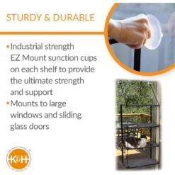 K&H Pet Products EZ Mount Quad Stack Cat Furniture 12 K&H Pet Products EZ Mount Quad Stack Cat Furniture -Pet Supplies Store 296495 PT2. AC SS1800 V1627942905