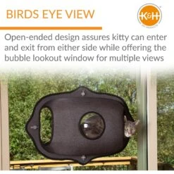 K&H Pet Products EZ Mount Bubble Pod Cat Window Perch 12 K&H Pet Products EZ Mount Bubble Pod Cat Window Perch -Pet Supplies Store 296522 PT2. AC SS1800 V1628200626