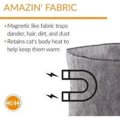 K&H Pet Products Amazin' Snuggle Cup Cat Bolster Bed Cat Cave, Gray 12 K&H Pet Products Amazin' Snuggle Cup Cat Bolster Bed Cat Cave, Gray -Pet Supplies Store 296530 PT3. AC SS1800 V1627948271