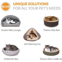 K&H Pet Products Amazin' Snuggle Cup Cat Bolster Bed Cat Cave, Gray 15 K&H Pet Products Amazin' Snuggle Cup Cat Bolster Bed Cat Cave, Gray -Pet Supplies Store 296530 PT6. AC SS1800 V1627951850