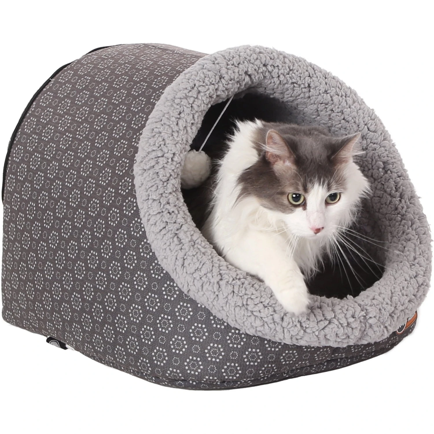 K&H Pet Products Thermo-Pet Cave Covered Cat Tunnel Bed 3 K&H Pet Products Thermo-Pet Cave Covered Cat Tunnel Bed