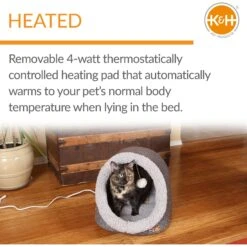 K&H Pet Products Thermo-Pet Cave Covered Indoor Heated Cat Bed & Tunnel 15 K&H Pet Products Thermo-Pet Cave Covered Indoor Heated Cat Bed & Tunnel -Pet Supplies Store 296535 PT4. AC SS1800 V1627949239