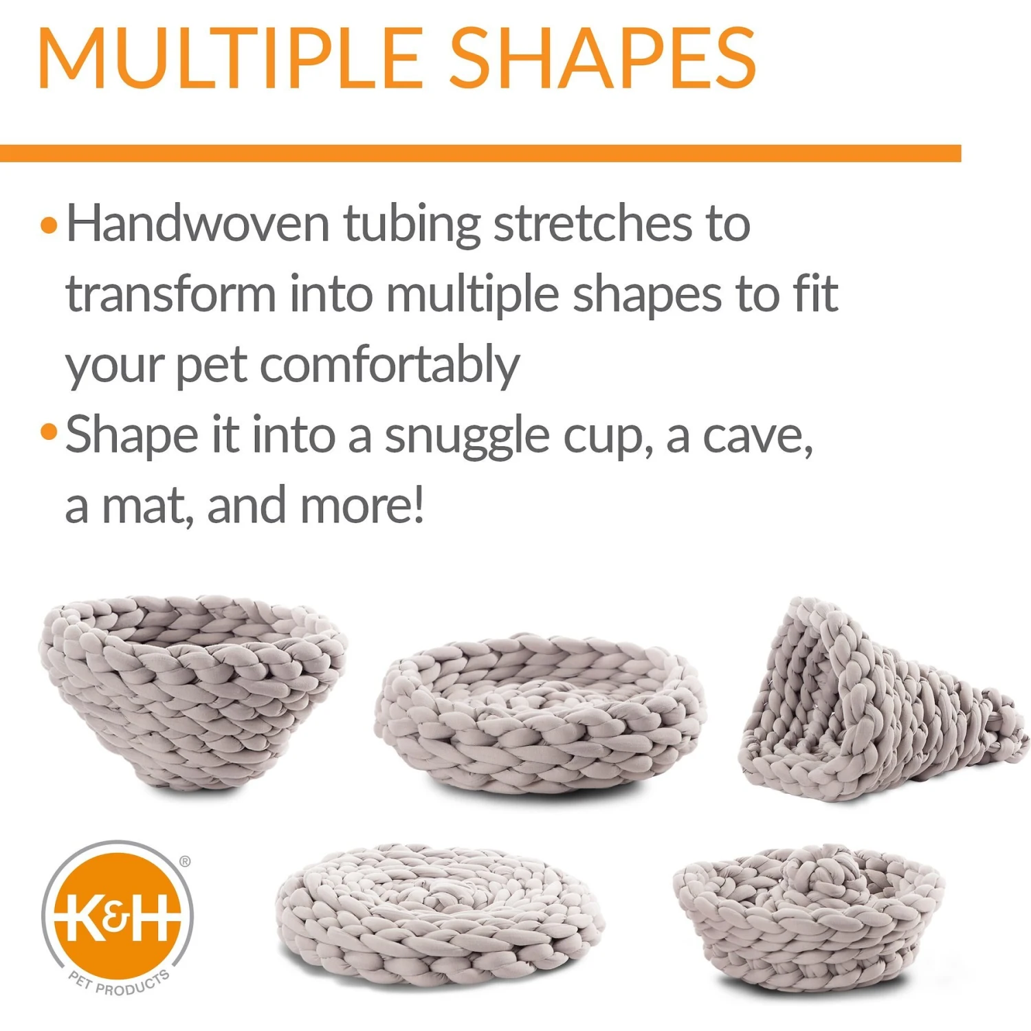 K&H Pet Products Cozy Knitted Woven Cute Cat & Kitten Bed 4 K&H Pet Products Cozy Knitted Woven Cute Cat & Kitten Bed - Image 2