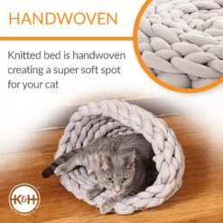 K&H Pet Products Cozy Knitted Woven Cute Cat & Kitten Bed 11 K&H Pet Products Cozy Knitted Woven Cute Cat & Kitten Bed -Pet Supplies Store 296539 PT3. AC SS1800 V1627943209