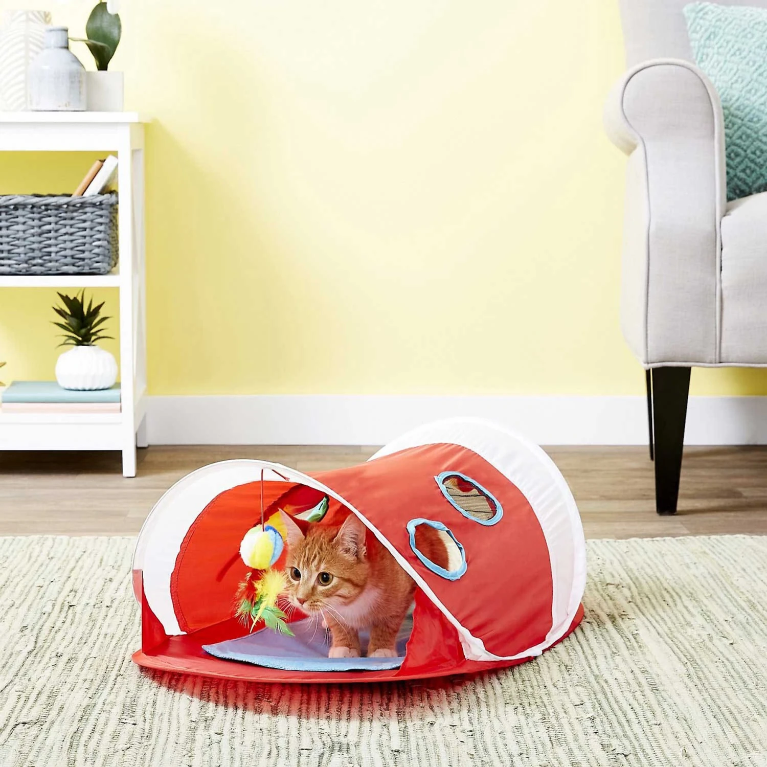 Hartz Delectables Bisque Variety Pack Lickable Cat Treats & Hartz Just For Cats Peek & Play Pop-Up Tent Cat Toy 9 Hartz Delectables Bisque Variety Pack Lickable Cat Treats & Hartz Just For Cats Peek & Play Pop-Up Tent Cat Toy - Image 7