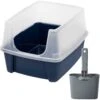 Frisco Plastic Litter Scooper With Caddy & IRIS USA Open Top Litter Box With Scatter Shield 2 Frisco Plastic Litter Scooper With Caddy & IRIS USA Open Top Litter Box With Scatter Shield -Pet Supplies Store 298166 MAIN. AC SS1800 V1623198146
