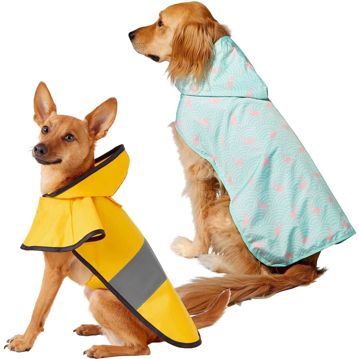 Frisco Lightweight Rainy Days Dog Raincoat & Frisco Lightweight Flamingo Dog Raincoat 3 Frisco Lightweight Rainy Days Dog Raincoat & Frisco Lightweight Flamingo Dog Raincoat