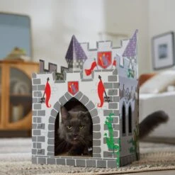 Frisco Castle Cardboard Cat House, 2-Story 12 Frisco Castle Cardboard Cat House, 2-Story -Pet Supplies Store 308822 PT4. AC SS1800 V1688677261