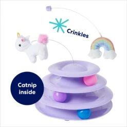 Frisco Unicorn & Rainbow Cat Tracks Cat Toy With Catnip -Pet Supplies Store 308891 PT2. AC SS1800 V1695760987