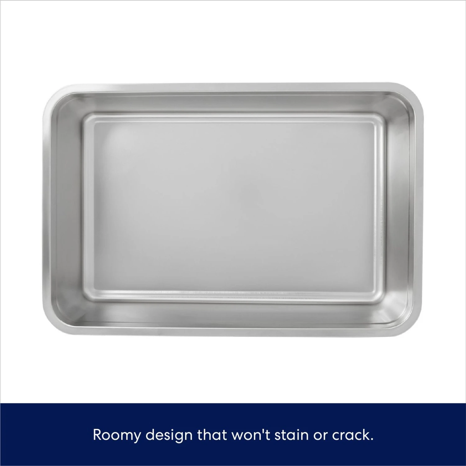 Frisco Stainless Steel Cat Litter Box 5 Frisco Stainless Steel Cat Litter Box - Image 3