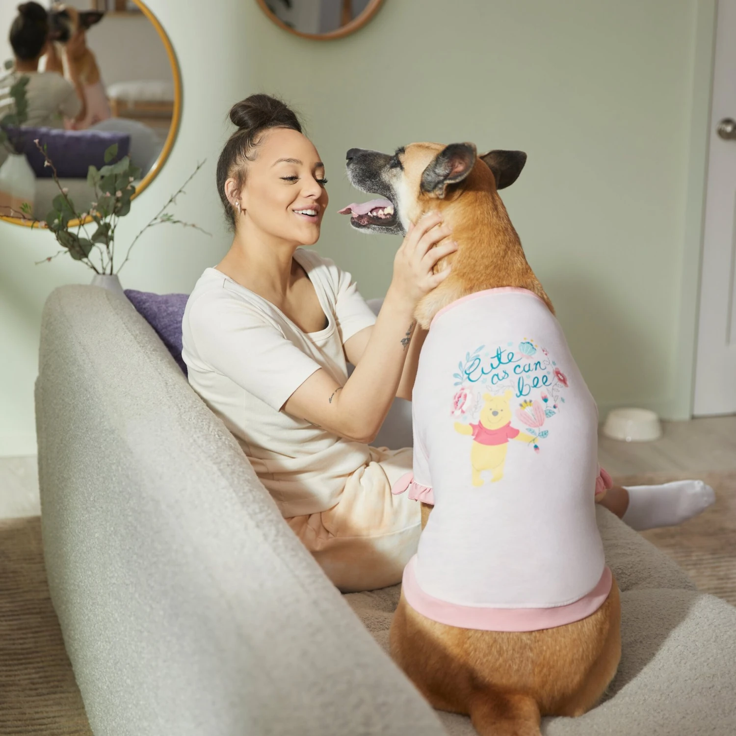 Disney Winnie The Pooh "Cute As Can Be" Dog & Cat T-shirt 8 Disney Winnie The Pooh "Cute As Can Be" Dog & Cat T-shirt - Image 6