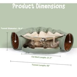 Coziwow By Jaxpety Collapsible Cat Tunnel Bed -Pet Supplies Store 313503 PT5. AC SS1800 V1663608804