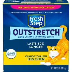 Fresh Step Outstretch Concentrated Febreze Freshness Scented Clumping Clay Cat Litter 17 Fresh Step Outstretch Concentrated Febreze Freshness Scented Clumping Clay Cat Litter -Pet Supplies Store 314020 PT6. AC SS1800 V1694465597
