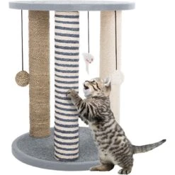 Pet Adobe 19.25-in Polyester Cat Scratching Post With Toys