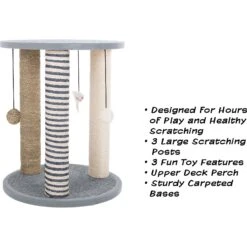 Pet Adobe 19.25-in Polyester Cat Scratching Post With Toys 11 Pet Adobe 19.25-in Polyester Cat Scratching Post With Toys -Pet Supplies Store 314975 PT2. AC SS1800 V1626392473
