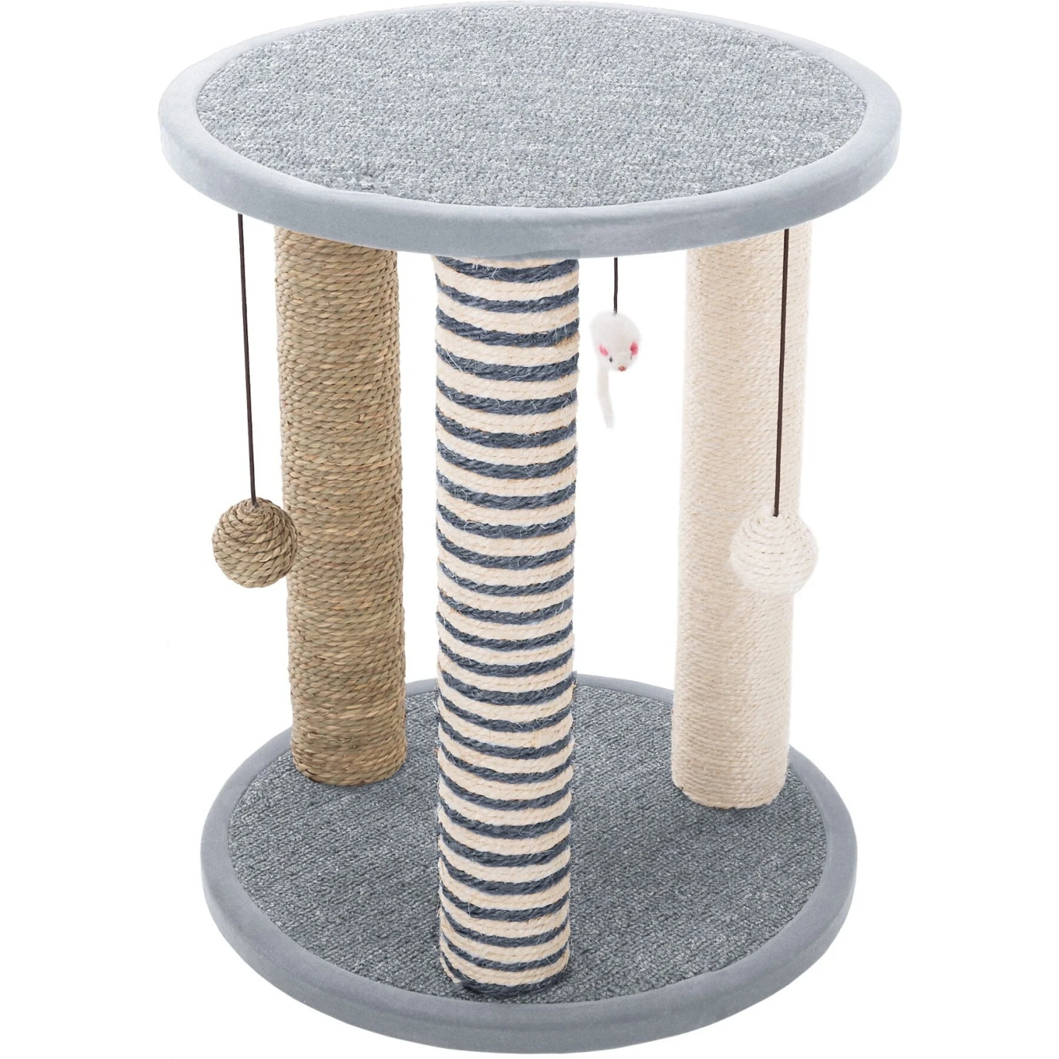 Pet Adobe 19.25-in Polyester Cat Scratching Post With Toys 9 Pet Adobe 19.25-in Polyester Cat Scratching Post With Toys - Image 7