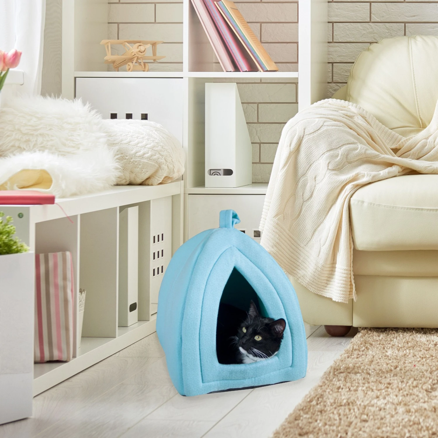 Pet Adobe Igloo Style Cat Tent 3 Pet Adobe Igloo Style Cat Tent