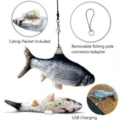 Pet Fit For Life Robotic Floppy Fish & Wand Cat Toy 13 Pet Fit For Life Robotic Floppy Fish & Wand Cat Toy -Pet Supplies Store 316700 PT2. AC SS1800 V1631763074