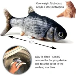Pet Fit For Life Robotic Floppy Fish & Wand Cat Toy 16 Pet Fit For Life Robotic Floppy Fish & Wand Cat Toy -Pet Supplies Store 316700 PT5. AC SS1800 V1631782583