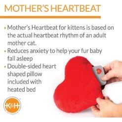 K&H Pet Products Mother’s Heartbeat Heated Bolster Kitten Bed 14 K&H Pet Products Mother’s Heartbeat Heated Bolster Kitten Bed -Pet Supplies Store 316711 PT3. AC SS1800 V1637623288