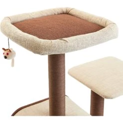 Two By Two The Redwood 53-in Cat Tree & Condo, Beige/Brown -Pet Supplies Store 316946 PT4. AC SS1800 V1642643223