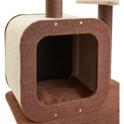 Two By Two The Redwood 53-in Cat Tree & Condo, Beige/Brown -Pet Supplies Store 316946 PT5. AC SS1800 V1642637487