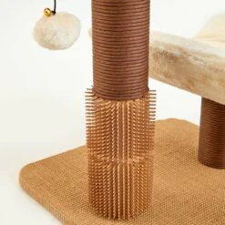 Two By Two The Yaupon 21.5-in Cat Tree & Lounger, Beige -Pet Supplies Store 316950 PT7. AC SS1800 V1642648048