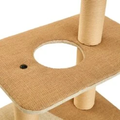 Two By Two The Cottonwood 51-in Cat Tree & Condo, Beige 15 Two By Two The Cottonwood 51-in Cat Tree & Condo, Beige -Pet Supplies Store 316954 PT5. AC SS1800 V1642641115