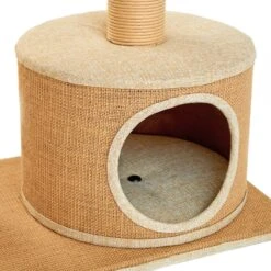 Two By Two The Cottonwood 51-in Cat Tree & Condo, Beige 17 Two By Two The Cottonwood 51-in Cat Tree & Condo, Beige -Pet Supplies Store 316954 PT7. AC SS1800 V1642639076
