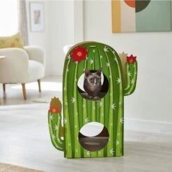 Frisco Cactus Cardboard Cat House, 2-Story 9 Frisco Cactus Cardboard Cat House, 2-Story -Pet Supplies Store 317725 PT3. AC SS1800 V1642099098
