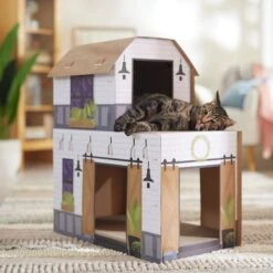Frisco Farmhouse Cardboard Cat House, 2-Story 10 Frisco Farmhouse Cardboard Cat House, 2-Story -Pet Supplies Store 317733 PT3. AC SS1800 V1676566492