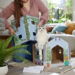 Frisco Greenhouse Cardboard Cat House 11 Frisco Greenhouse Cardboard Cat House -Pet Supplies Store 317737 PT3. AC SS1800 V1688677249