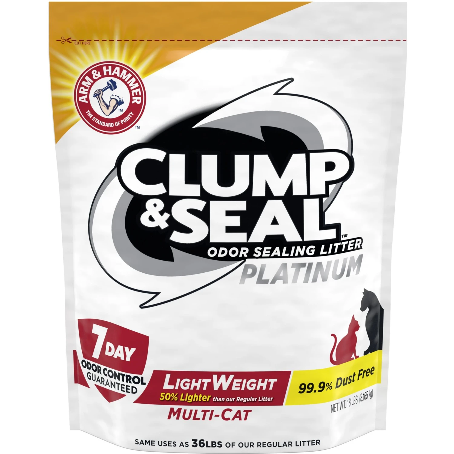 Arm & Hammer Litter Clump & Seal Lightweight Scented Clumping Cat Litter 3 Arm & Hammer Litter Clump & Seal Lightweight Scented Clumping Cat Litter