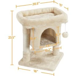 Yaheetech 2-Level 23.5-in Plush Cat Tree & Condo 13 Yaheetech 2-Level 23.5-in Plush Cat Tree & Condo -Pet Supplies Store 325666 PT2. AC SS1800 V1631142401