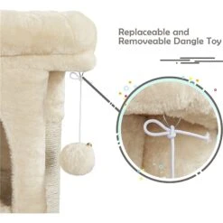 Yaheetech 2-Level 23.5-in Plush Cat Tree & Condo 18 Yaheetech 2-Level 23.5-in Plush Cat Tree & Condo -Pet Supplies Store 325666 PT7. AC SS1800 V1631142386