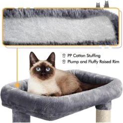 Yaheetech 46.5-in Plush Cat Tree -Pet Supplies Store 325697 PT3. AC SS1800 V1631151082