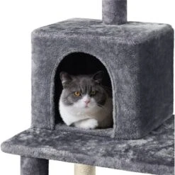 Yaheetech 46.5-in Plush Cat Tree -Pet Supplies Store 325697 PT4. AC SS1800 V1631145398