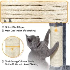 Yaheetech 46.5-in Plush Cat Tree -Pet Supplies Store 325697 PT6. AC SS1800 V1631154718