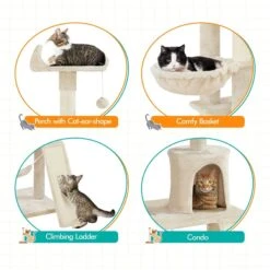 Yaheetech 63.5-in Plush Cat Tree & Condo 15 Yaheetech 63.5-in Plush Cat Tree & Condo -Pet Supplies Store 325702 PT4. AC SS1800 V1686153625