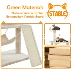 Yaheetech 63.5-in Plush Cat Tree & Condo 18 Yaheetech 63.5-in Plush Cat Tree & Condo -Pet Supplies Store 325702 PT7. AC SS1800 V1686153408