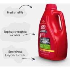 Nature's Miracle Advanced Cat Enzymatic Stain Remover & Odor Eliminator Refill, Sunny Lemon, 128-oz Bottle 13 Nature's Miracle Advanced Cat Enzymatic Stain Remover & Odor Eliminator Refill, Sunny Lemon, 128-oz Bottle -Pet Supplies Store 329076 PT2. AC SS1800 V1701115898
