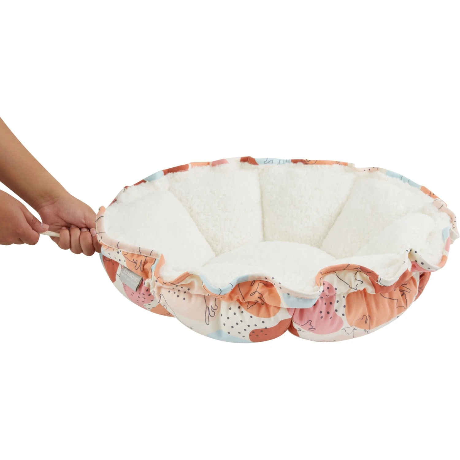 Frisco Calico Cat Design Adjustable Cat Bolster Bed 6 Frisco Calico Cat Design Adjustable Cat Bolster Bed - Image 4