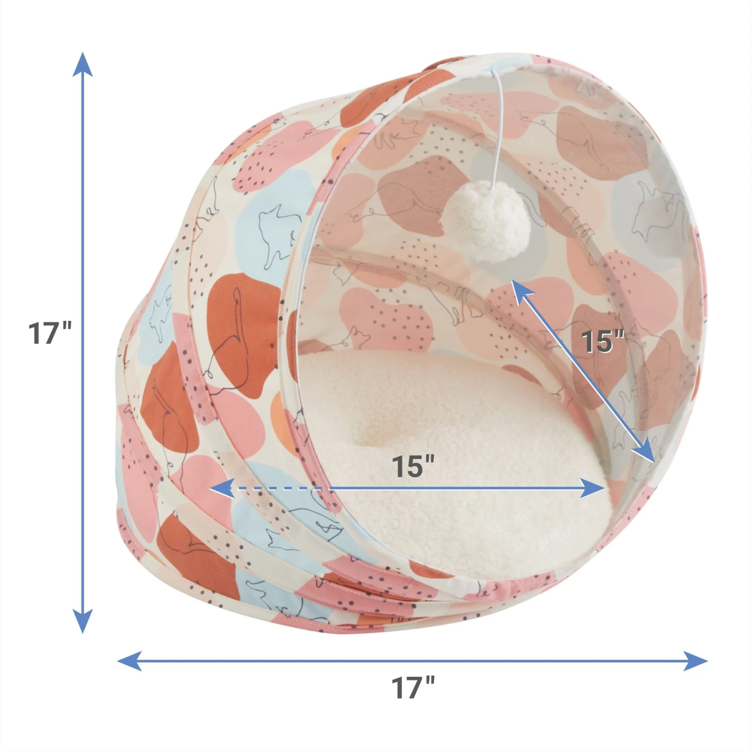 Frisco Foldable Canopy Cat Bed 4 Frisco Foldable Canopy Cat Bed - Image 2