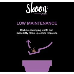 Skoon All Natural Lavender Scented Non-Clumping Cat Litter, 8-lb Bag -Pet Supplies Store 333933 PT5. AC SS1800 V1633464497