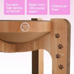 Necoichi Cozy Cat Scratcher Tower Toy 14 Necoichi Cozy Cat Scratcher Tower Toy -Pet Supplies Store 336322 PT3. AC SS1800 V1674730084