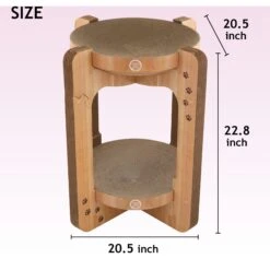 Necoichi Cozy Cat Scratcher Tower Toy 15 Necoichi Cozy Cat Scratcher Tower Toy -Pet Supplies Store 336322 PT4. AC SS1800 V1674730083