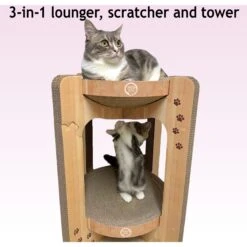 Necoichi Cozy Cat Scratcher Tower Toy 16 Necoichi Cozy Cat Scratcher Tower Toy -Pet Supplies Store 336322 PT5. AC SS1800 V1674730084