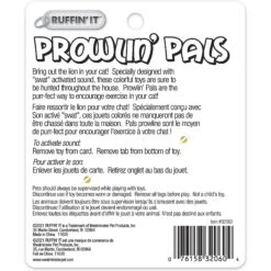 RUFFIN' IT Prowlin' Pals Assorted Cat Toy -Pet Supplies Store 336776 PT4. AC SS1800 V1634740037