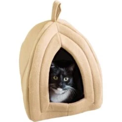 Pet Adobe Soft Enclosed Igloo Cat Bed
